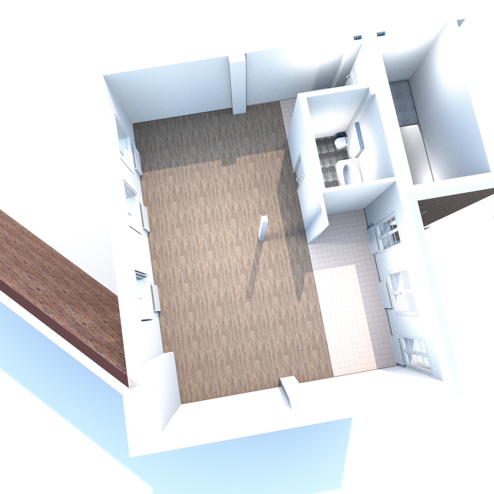 Große, geräumige 1-Zimmer-Loft am Kronenplatz – Karlsruhe(Innenstadt-Ost) – Vorschaubild 5