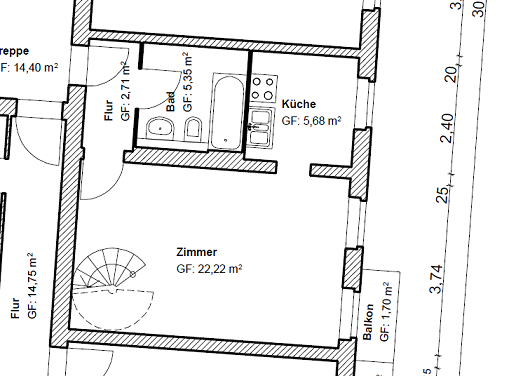 2 tolle Apartments nahe Sbhf. Adlershof!  * ohne Makler * top Rendite 6,5% o. bezugsfrei – Altheider Straße 32, 12489 Berlin(Adlershof) – Vorschaubild 18
