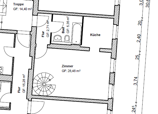 2 tolle Apartments nahe Sbhf. Adlershof!  * ohne Makler * top Rendite 6,5% o. bezugsfrei – Altheider Straße 32, 12489 Berlin(Adlershof) – Vorschaubild 19