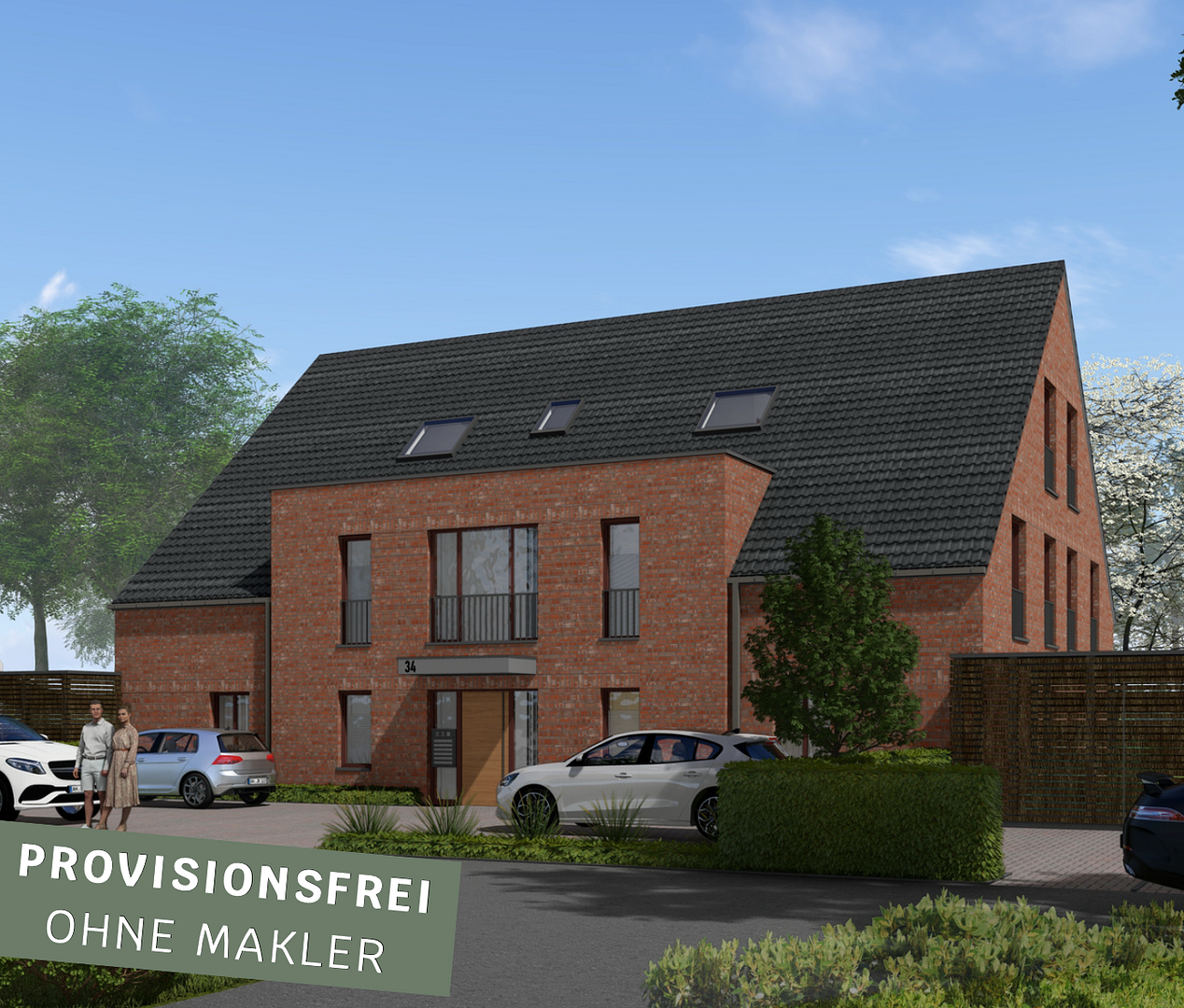 Barrierefreie 4-Zimmer-Neubauwohnung mit Garten in Münster-Gremmendorf – Böddingheideweg 34, 48167 Münster(Gremmendorf) – Vorschaubild 3