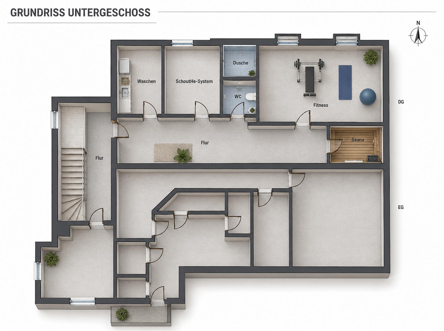 Exklusive Maisonette-Wohnung mit Villencharakter in Bestlage am Wasserturm – 74080 Heilbronn(Böckingen) – Vorschaubild 24