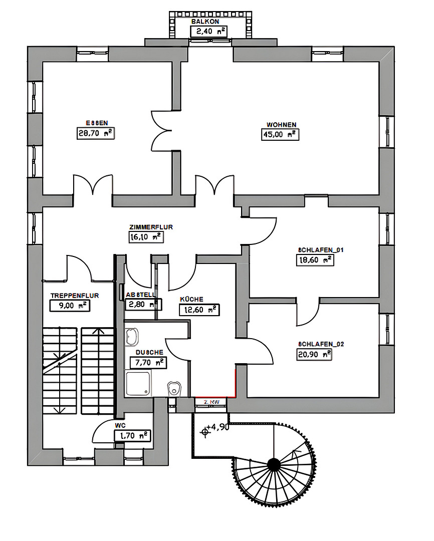 Elegante Altbauwohnung mit Balkon in begehrter Lage von Wiesbaden – Sonnenberger Straße 84, 65193 Wiesbaden – Vorschaubild 16