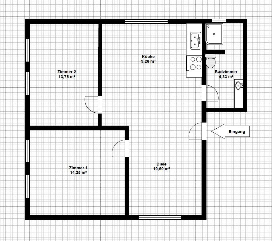 Renovierte 2-Zimmer Wohnung mit EBK, nahe Innenstadt – Braunschweig – Vorschaubild 18
