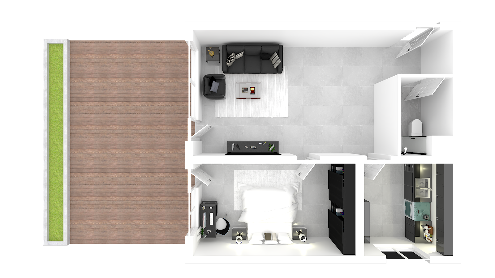 Einziehen und Wohlfühlen – stilvolle 2-Zimmer-Wohnung mit Traumterrasse und Tiefgaragenstellplatz – Hessenring 26, 65205 Wiesbaden(Nordenstadt) – Vorschaubild 15