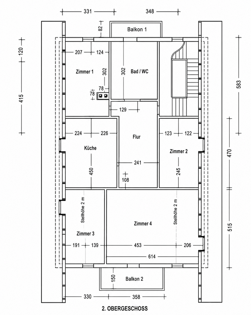 4 Zimmer Mansardenwohnung in Starnberg mit exkl. Seeblick – Starnberg – Vorschaubild 11