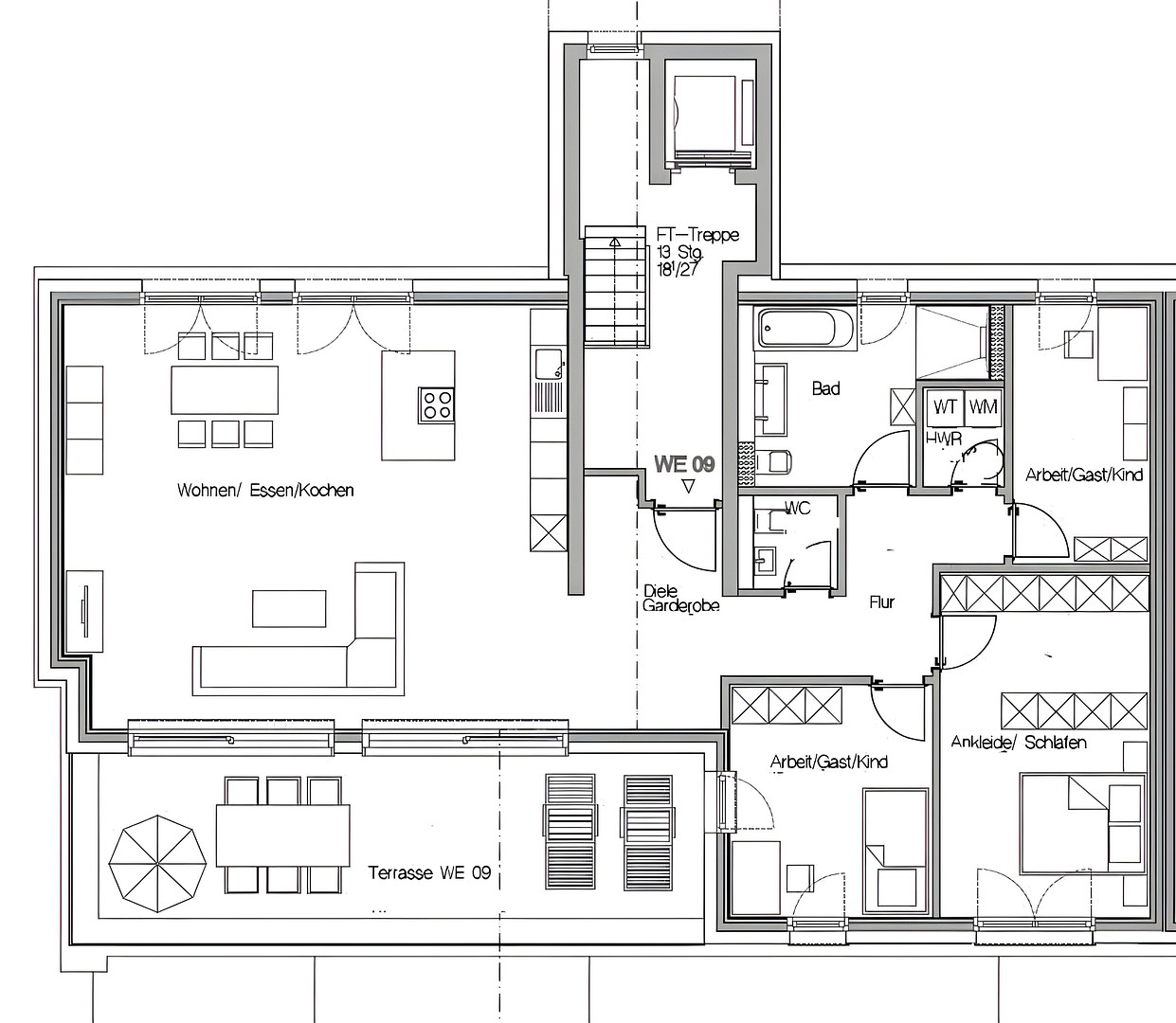 *EXKLUSIVES PENTHOUSE* - mit großzügiger Dachterrasse – Proviantbachstraße 13a, 86153 Augsburg(Innenstadt) – Vorschaubild 12