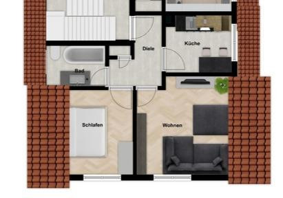 Helle & Top geschnittene DG Wohnung mit EBK & Stellplatz in Sankt Augustin Buisdorf – Prinz-Eugenstr. 1, 53757 Sankt Augustin(Buisdorf) – Vorschaubild 15