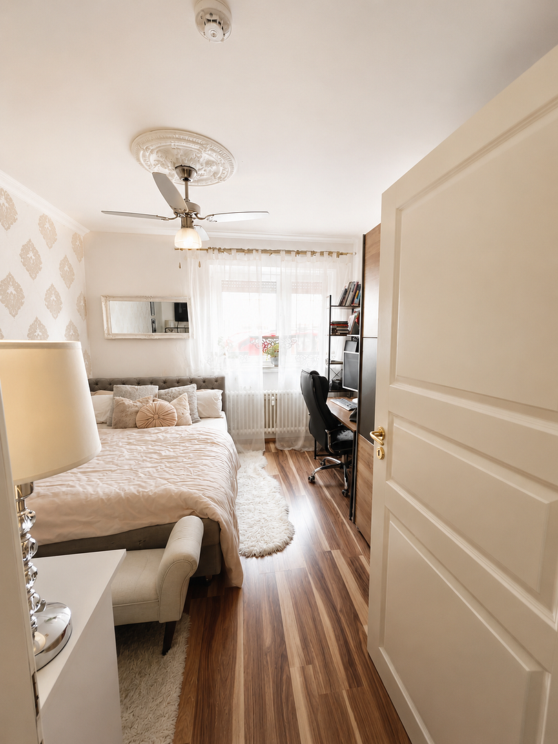 Provisionsfrei: 101 m² Gartenwohnung mit Südterrasse & Wärmepumpe – Stegwiesenstr., 86 undefined – Vorschaubild 7