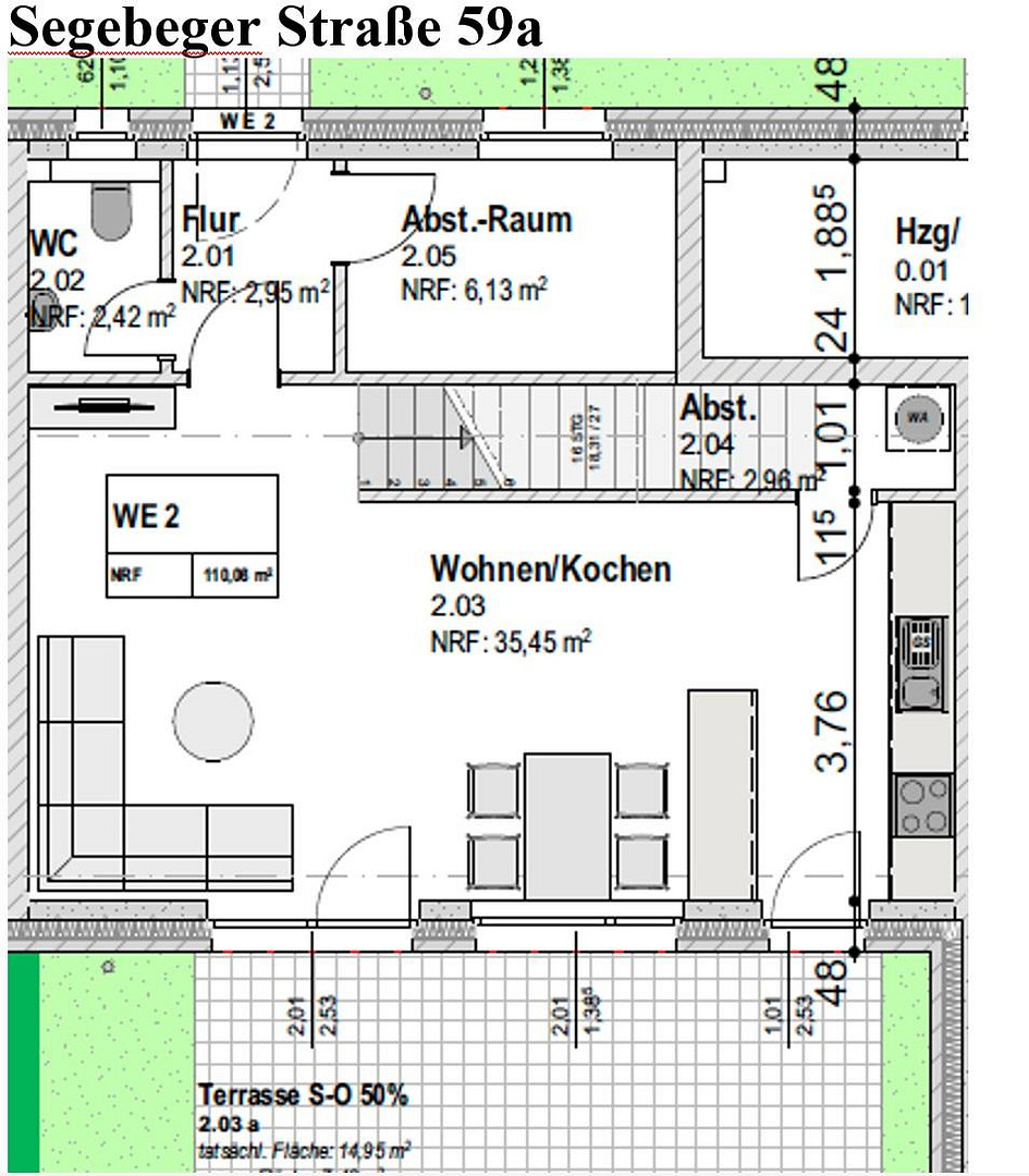 Neubau-Erstbezug: 5,5 Zimmer Reihenhaus, 120 m², Garten, Terrasse, Wallbox in Neumünster-Gadeland – Segeberger Str. 59, 24539 Neumünster – Vorschaubild 10