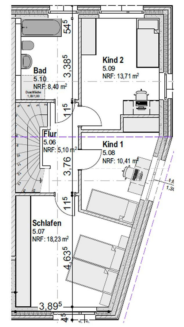 Neubau-Erstbezug: 5 Zimmer Reihenhaus, 110 m², Garten, Terrasse, Wallbox in Neumünster-Gadeland – Segeberger Str. 59, 24539 Neumünster – Vorschaubild 19