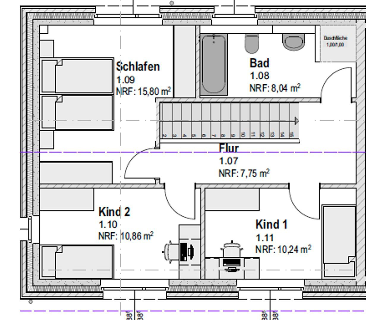 Neubau-Erstbezug: 5 Zimmer Reihenhaus, 110 m², Garten, Terrasse, Wallbox in Neumünster-Gadeland – Segeberger Str. 59, 24539 Neumünster – Vorschaubild 7