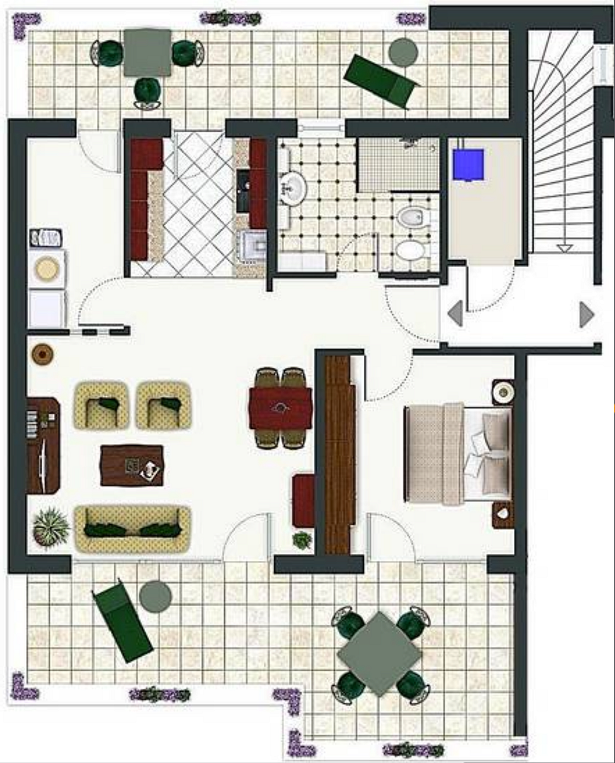 Energieeffizientes - 2 Zimmer - Penthouse mit Dachterrassen und Weitblick – Lise-Meitner Straße 7, 31139 Hildesheim(Ochtersum) – Vorschaubild 6