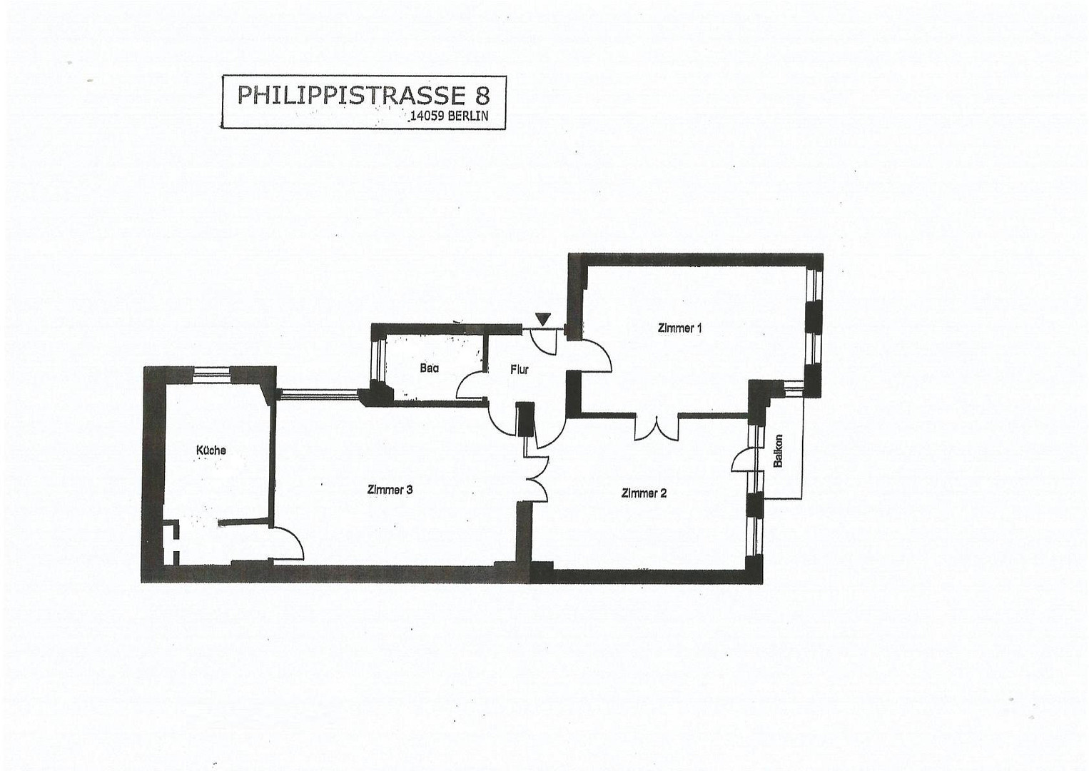 3-Zimmer Altbauwohnung mit Balkon in Charlottenburg – Philippistraße 8, 14059 Berlin(Charlottenburg) – Vorschaubild 10
