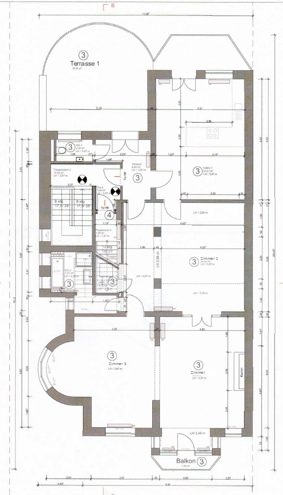 3-Zimmer im Altbremer Haus: repräsentativ, stilvoll, großzügig – Bremen(Schwachhausen) – Vorschaubild 17