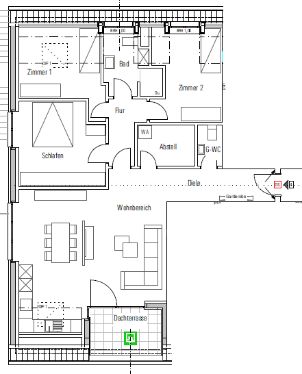Exklusive 4-Zimmer-Wohnung mit großem Balkon – Gronau(Epe) – Vorschaubild 12