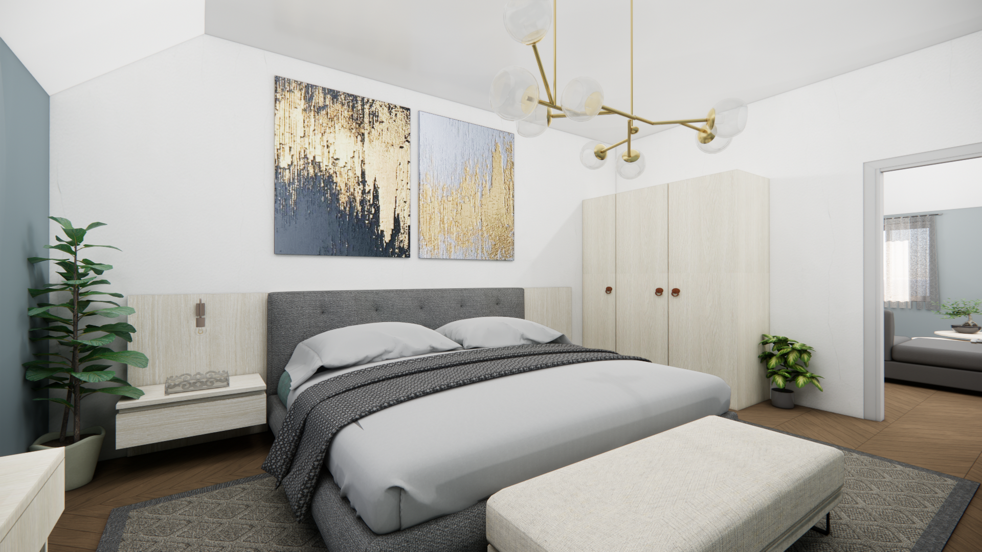 4 Zimmer WHG - Modern & Komfortabel dimensioniert im Quartier Frauentor - Top Ausblick – Johannisstrasse 22, 99974 Mühlhausen(Mühlhausen/Thüringen) – Vorschaubild 7