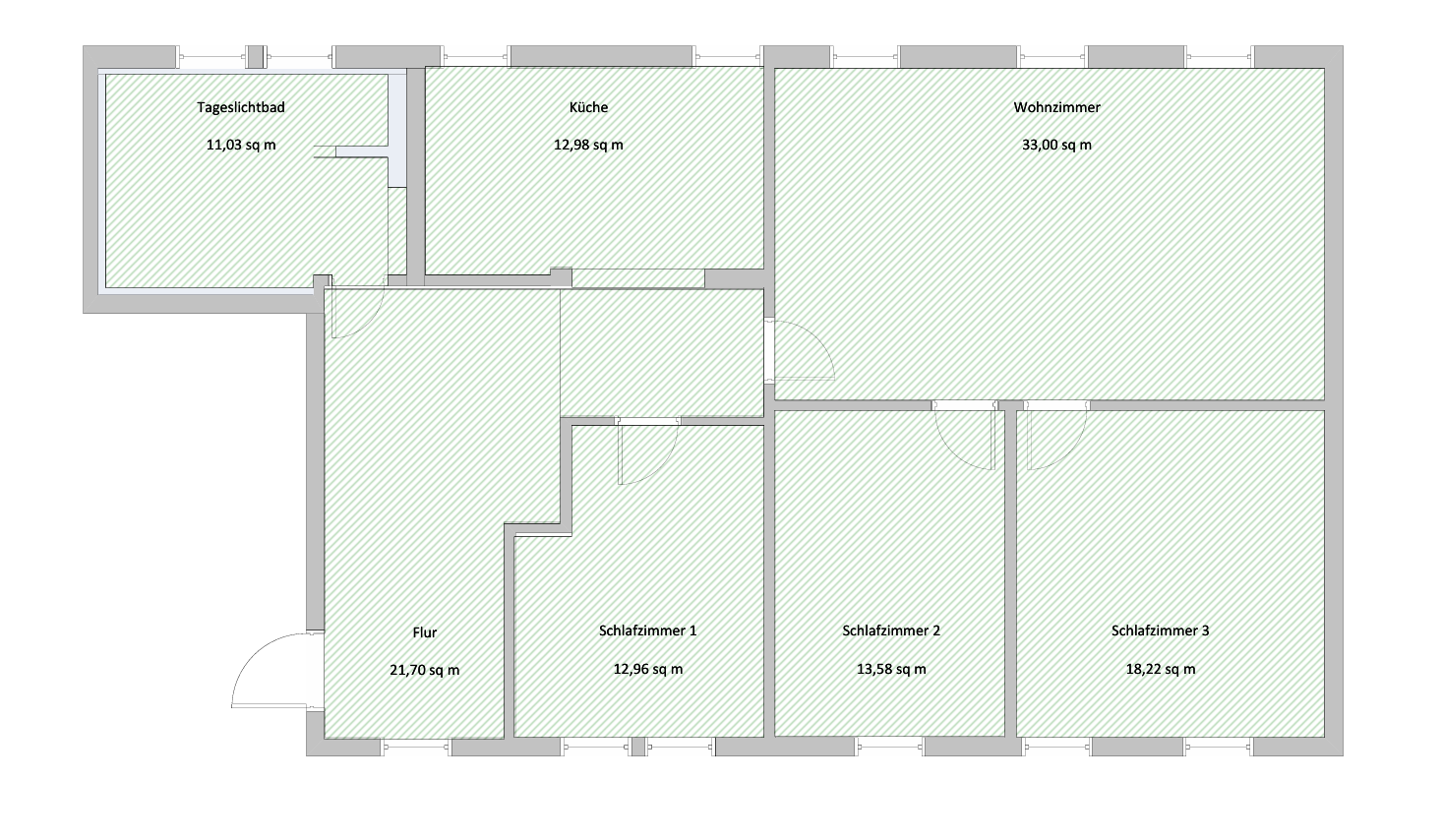 4 Zimmer WHG - Modern & Komfortabel dimensioniert im Quartier Frauentor - Top Ausblick – Johannisstrasse 22, 99974 Mühlhausen(Mühlhausen/Thüringen) – Vorschaubild 12