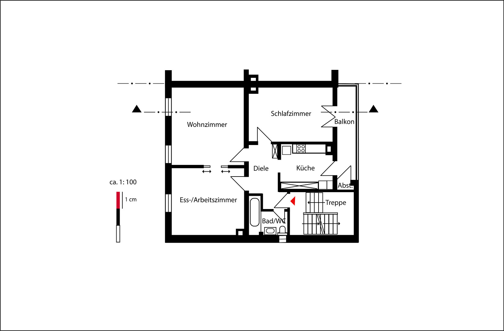 Charmante Altbauwohnung mit Balkon und Garten Nähe Kurpark Stuttgart Bad Cannstatt – Stuttgart(Bad Cannstatt) – Vorschaubild 38