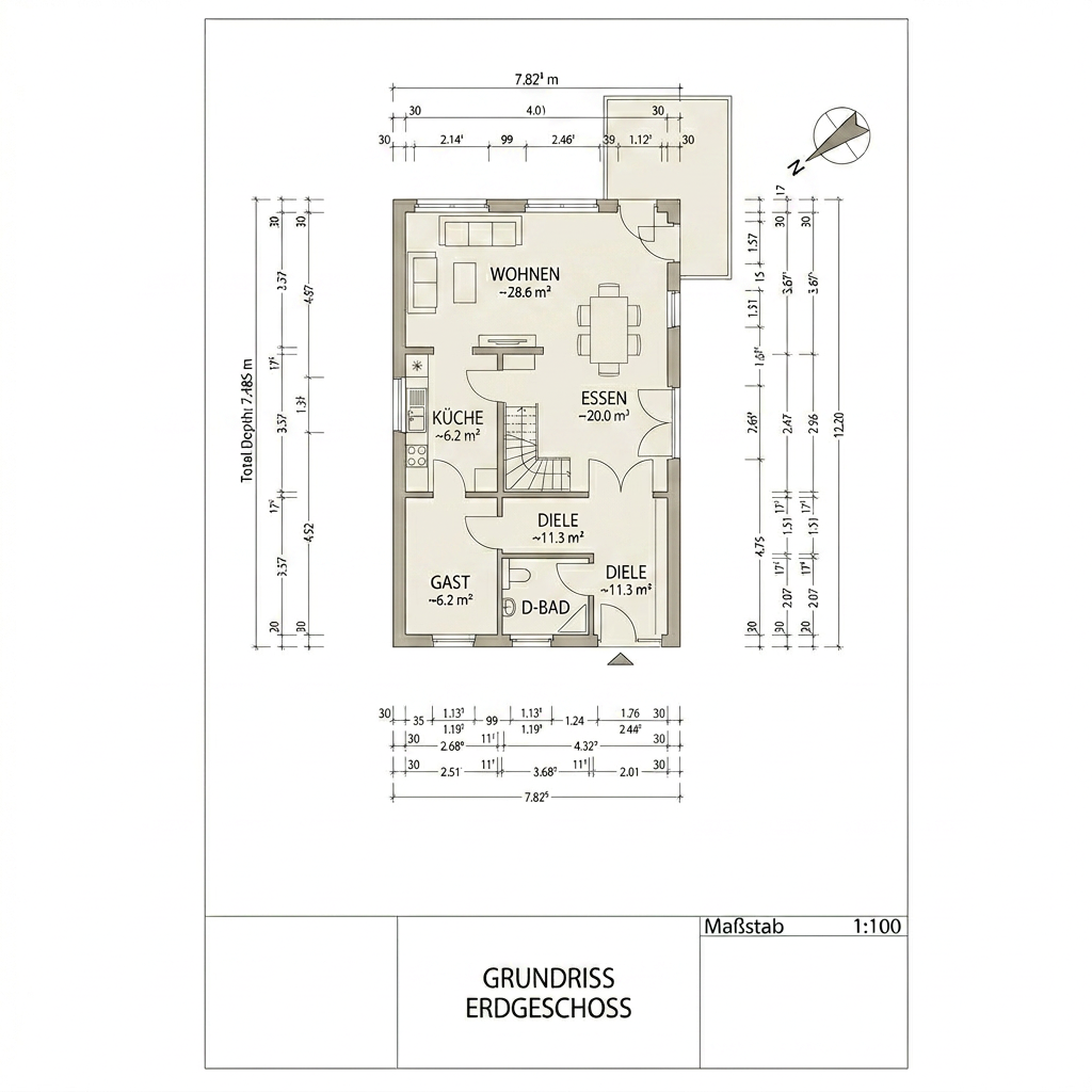 Landhaus mit  Einliegerwohnung auf großzügigem Grundstück mit toller Fernsicht – Gaggenau(Michelbach) – Vorschaubild 21
