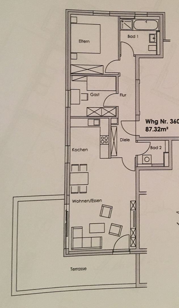 Maklerfrei / Eigenbezug od. Kapitalanlage / Moderne & exklusive Stadtvillawohnung – Am Provinopark 9B, 86153 Augsburg(Innenstadt) – Vorschaubild 12