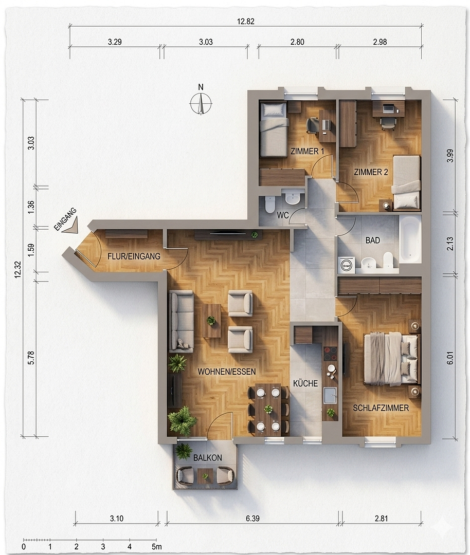 Moderne 4 Zimmer Wohnung im Herzen Frechens – Kölner Str. 7D, 50226 Frechen – Vorschaubild 18