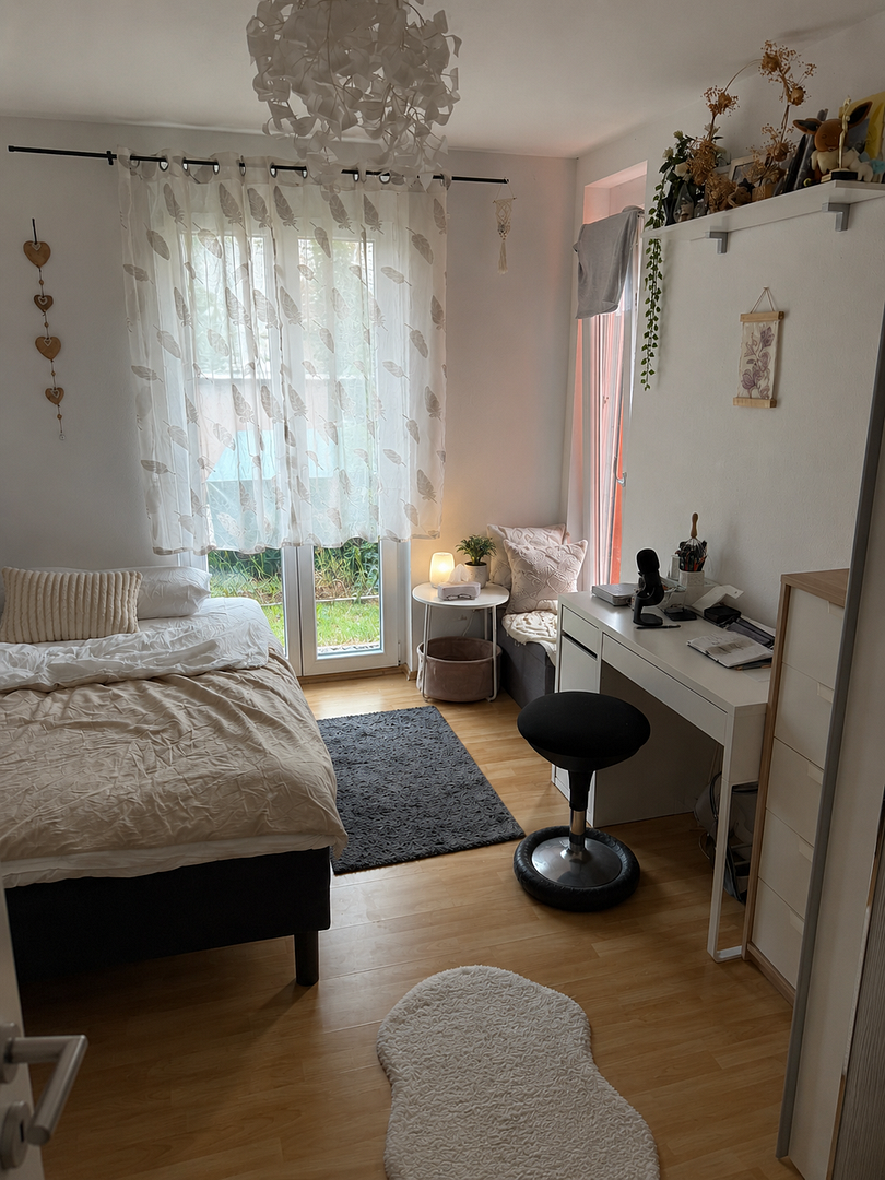 Gartenwohnung mit Haus-im-Haus-Gefühl | 135 m² Garten | Interner Hobbyraum | TG-Stellplatz – Schwabhausen – Vorschaubild 8