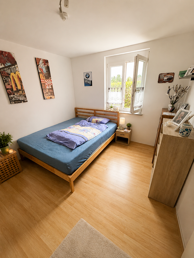 Gartenwohnung mit Haus-im-Haus-Gefühl | 135 m² Garten | Interner Hobbyraum | TG-Stellplatz – Schwabhausen – Vorschaubild 7