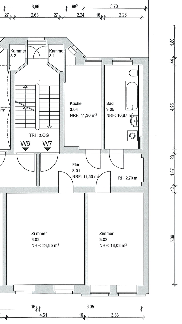 Bestandsvermietete 2-Zimmer-Altbauwohnung im denkmalgeschützten Gründerzeithaus – Jakobstraße 17, 2826 Görlitz – Vorschaubild 9