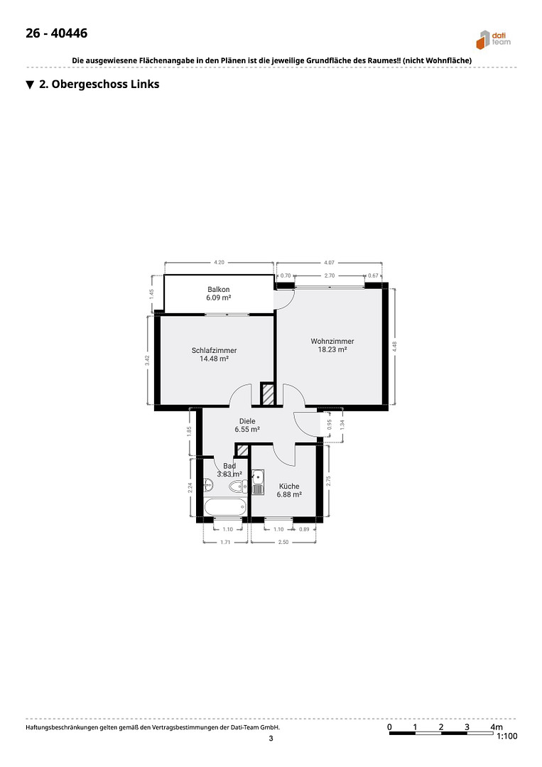 Geräumige 2-Zimmer-Wohnung mit Balkon – Kästnerstraße 15, 74321 Bietigheim-Bissingen(Bissingen) – Vorschaubild 9