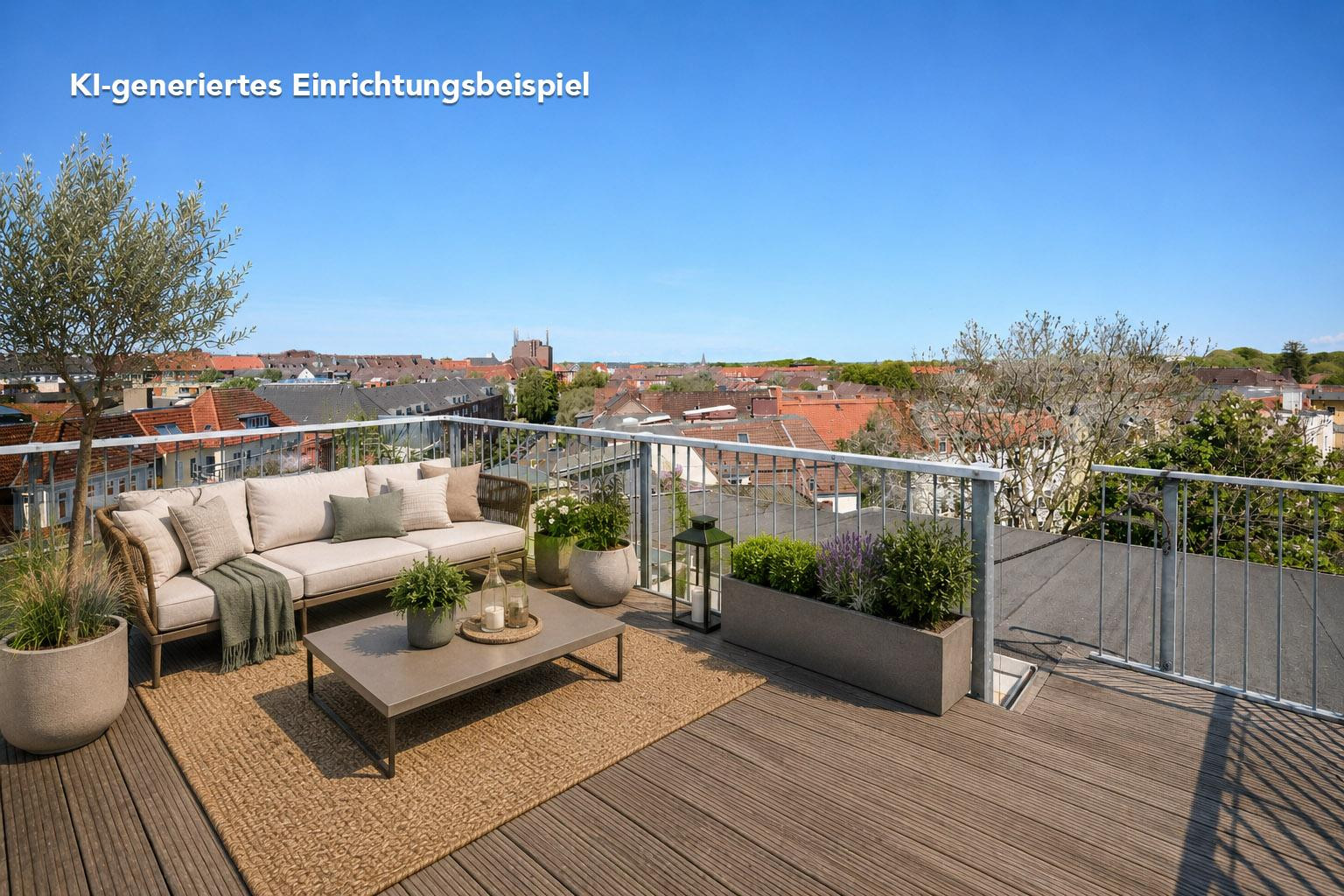 Altbau-Dachgeschosswohnung mit privater Dachterrasse am Adolfplatz — 127m², provisionsfrei – Adolfplatz 14, 24105 Kiel(Blücherplatz) – Vorschaubild 4