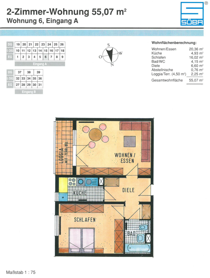 Zentrale, lichtdurchflutete Wohnung im Betreuten Wohnen (seniorengerecht) – Hauptstr. 109, 69214 Eppelheim – Vorschaubild 13
