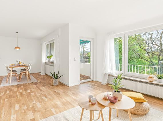Erstbezug! Wunderschöne, helle 3,5-Zimmer Wohnung mit 2 Balkonen und Stellplatz – Obertürkheim – Vorschaubild 4