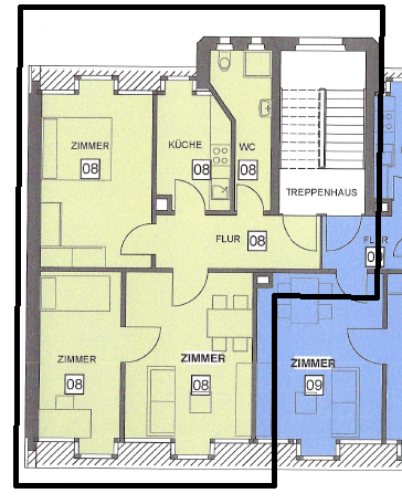 Helle 3-Zimmer Wohnung in St. Johannis – Nürnberg(St. Johannis) – Vorschaubild 9