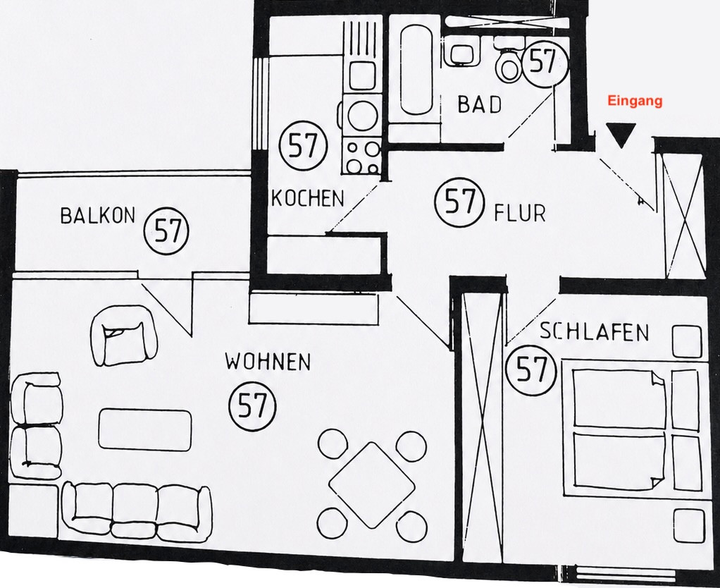 Kapitalanlage mit Steuervorteil & Wertzuwachs: Helle Vermietete 2-Zi.-Wohnung in Hannover - List! – Hannover(List) – Vorschaubild 30