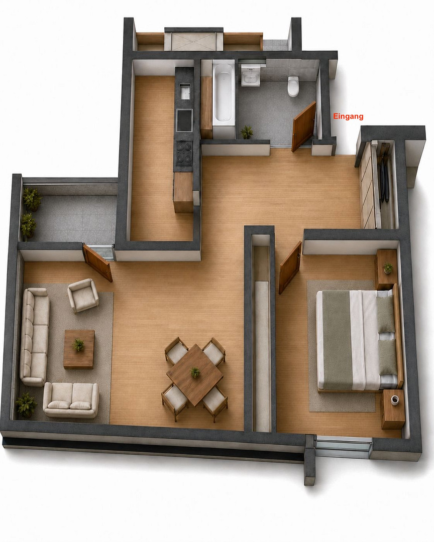 Kapitalanlage mit Steuervorteil & Wertzuwachs: Helle Vermietete 2-Zi.-Wohnung in Hannover - List! – Hannover(List) – Vorschaubild 28