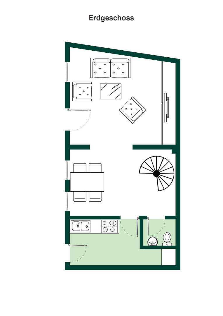 Im Staden: Ein  exklusives Stadthaus  mit 110 qm an gepflegter Privatstrasse – Saarbrücken(Sankt Johann) – Vorschaubild 5