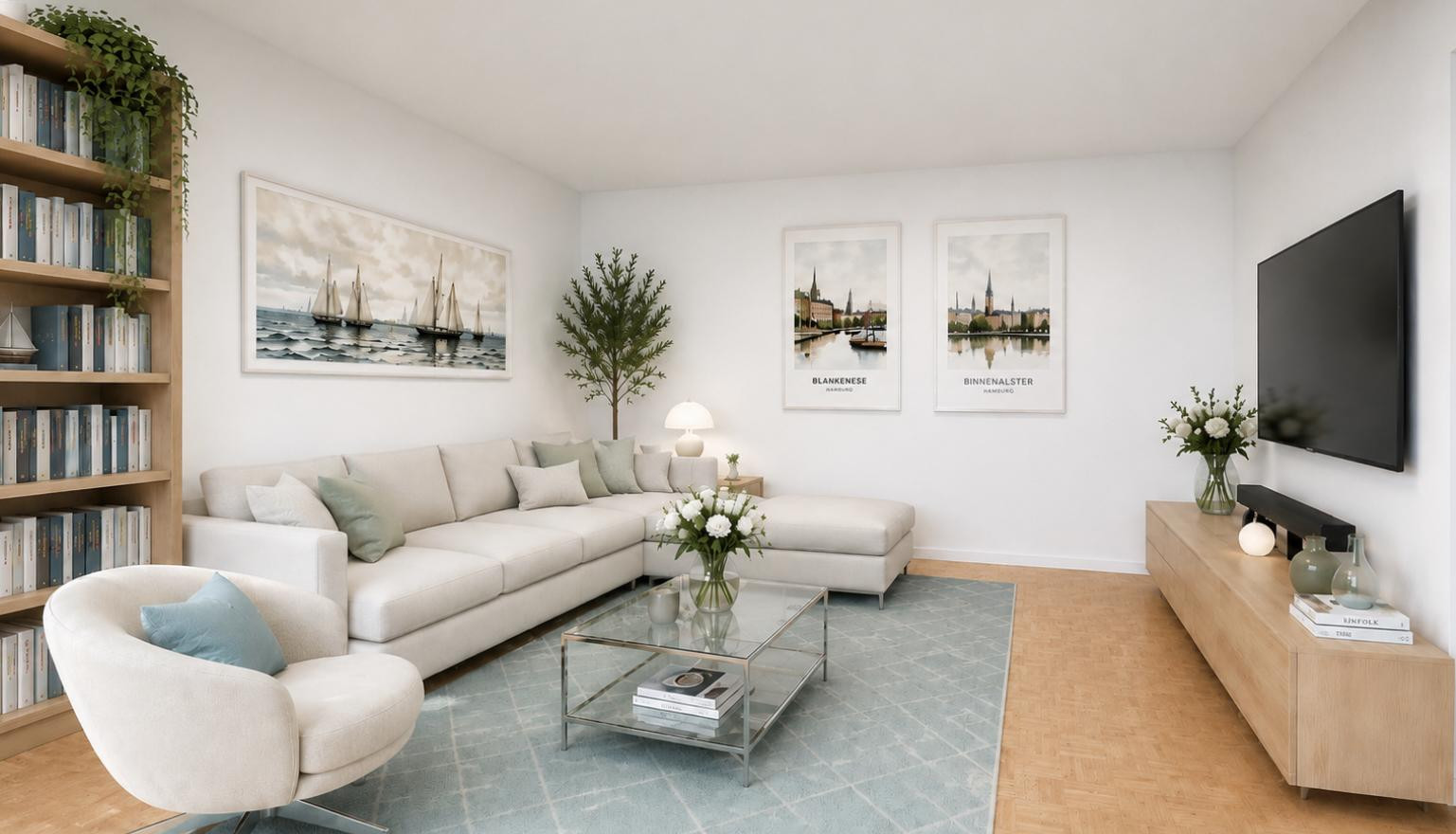 Im Staden: Ein  exklusives Stadthaus  mit 110 qm an gepflegter Privatstrasse – Saarbrücken(Sankt Johann) – Vorschaubild 8