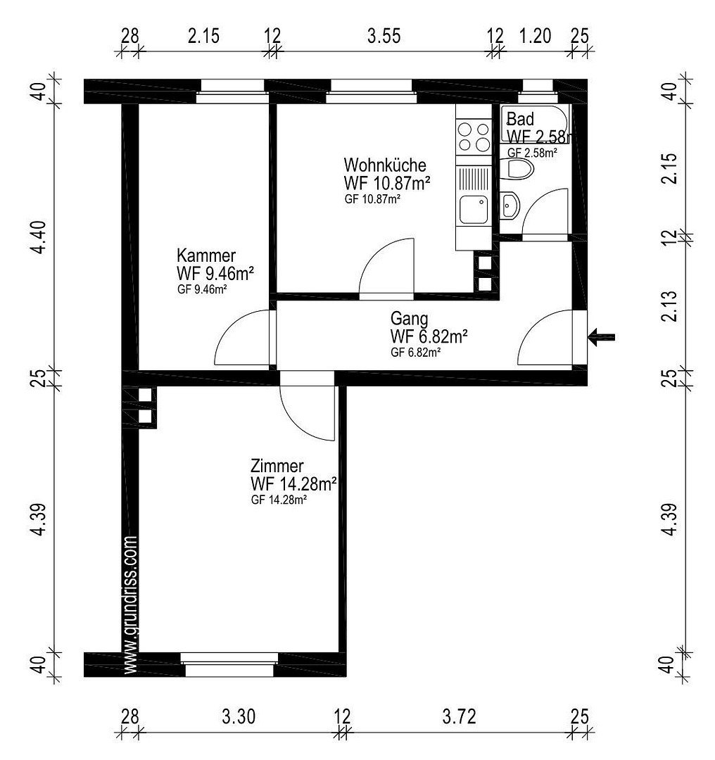 Zentrale, möblierte Zweizimmerwohnung mit Stellplatz (WG möglich) – Leipartstraße 14, 81369 München(Sendling) – Vorschaubild 10