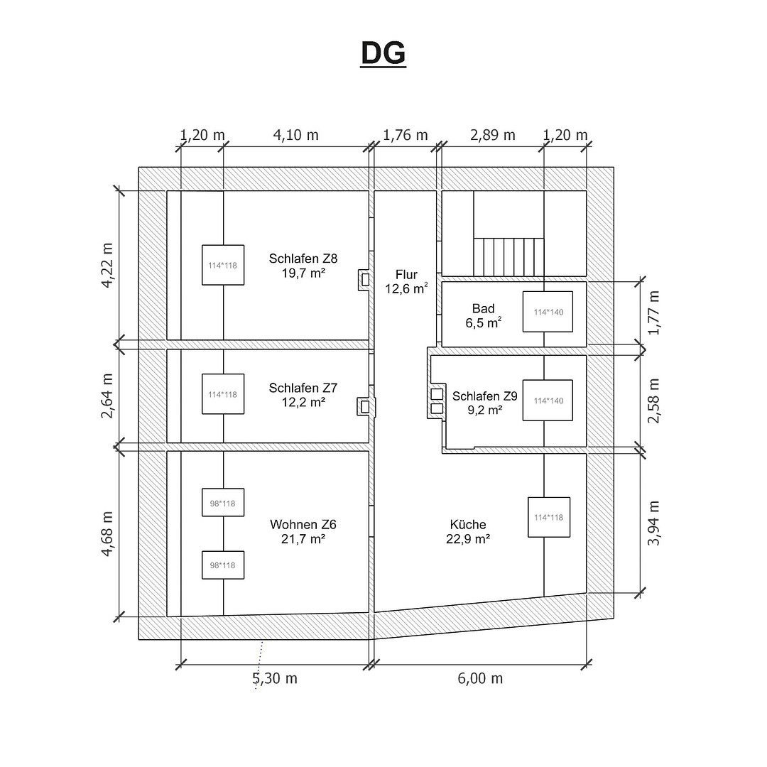 Mehrfamilienhaus in Saarbrücken-Dudweiler - 461m², nahe Uni, ca. 7% Rendite, von Privat ohne Makler – Saarbrücken(Dudweiler) – Vorschaubild 48