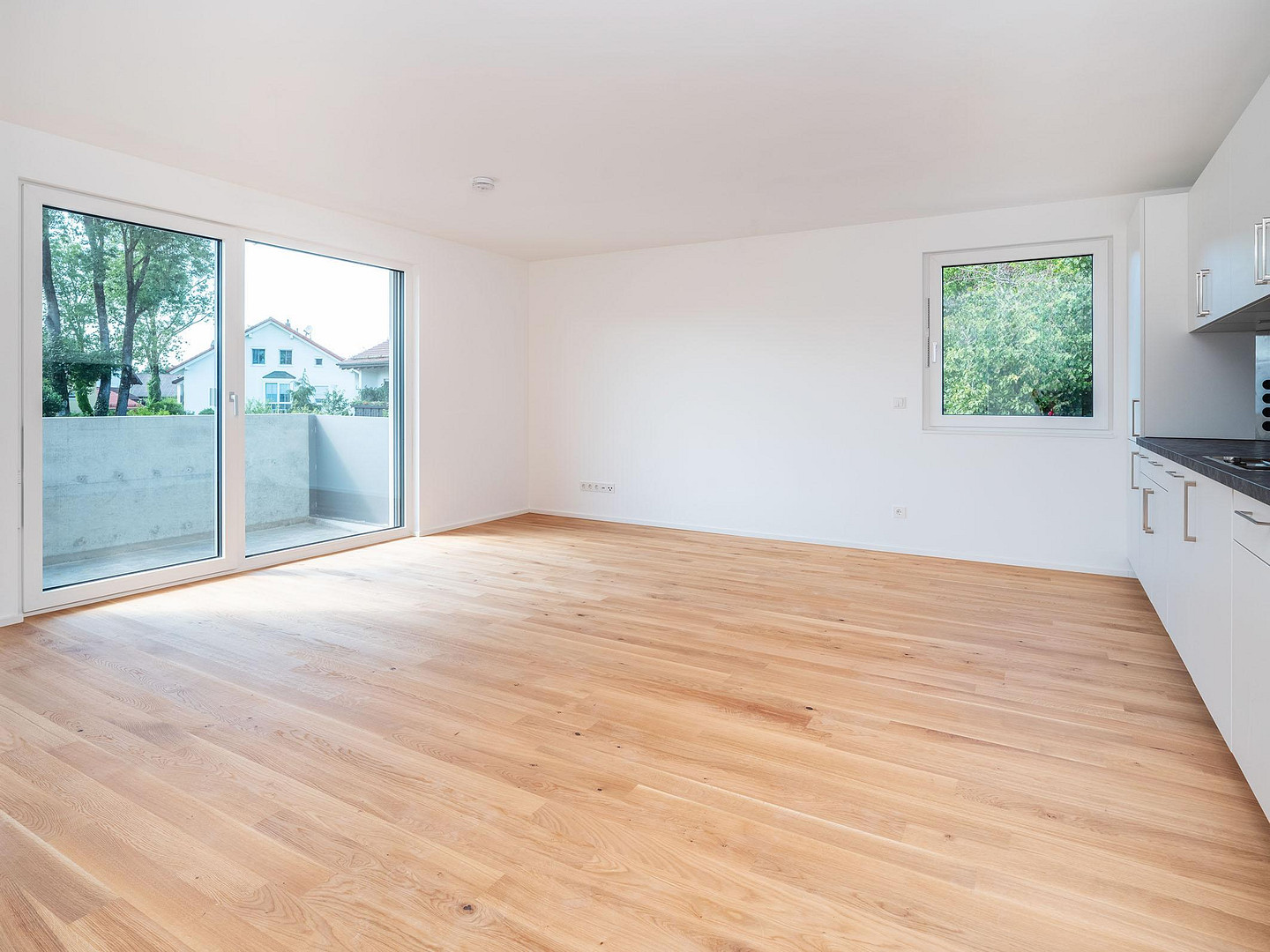 KfW-40-QNG Neubau | Bezugsfertige 2-Zi.-Wohnung mit Balkon, EBK & TG in Parsdorf bei München - WE 07 – Parsdorf – Vorschaubild 3