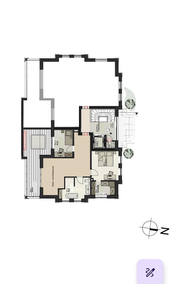 3 Zimmer Oberwohnung mit Balkon im Villen-Quartier – Carl-Adam-Petri-Straße, 14469 Brandenburg - Potsdam(Nauener Vorstadt) – Vorschaubild 9