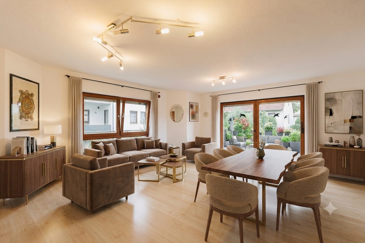 Attraktives Investment mit Top-Lage in Stuttgart-Stammheim: 2-Zi-Wohnung m. neuem Bad&eigenem Garten – Scottweg 57, 70439 Stuttgart(Stammheim) – Vorschaubild 3