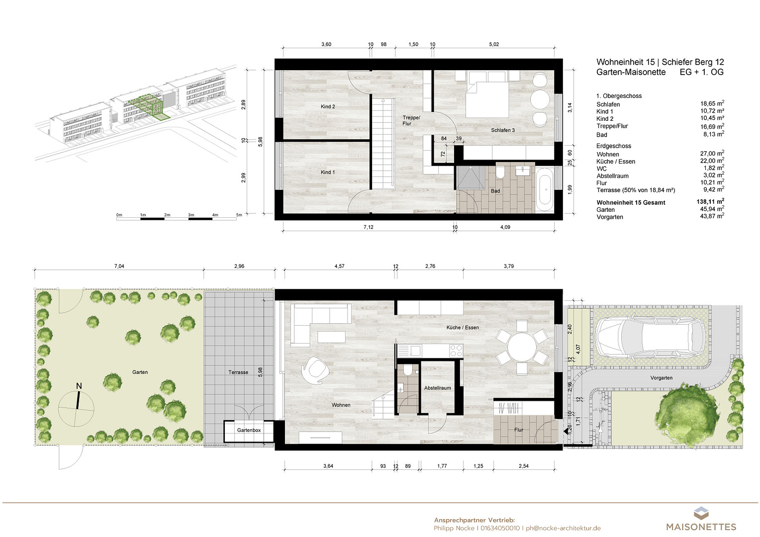 GARTEN-MAISONETTE "Das Haus im Haus" – Schiefer Berg 14, 38124 Braunschweig(Stöckheim) – Vorschaubild 5