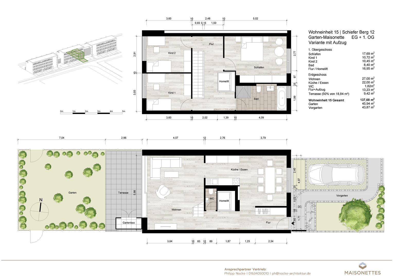 GARTEN-MAISONETTE "Das Haus im Haus" – Schiefer Berg 14, 38124 Braunschweig(Stöckheim) – Vorschaubild 7