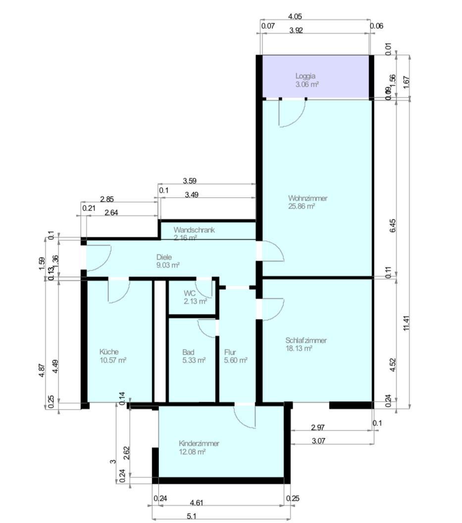 Erstbezug nach Sanierung | 94 m² | 3 Zimmer | Balkon | TG-Stellplatz | Aufzug – Elsa/Brändströmsrtr 74, 90431 Nürnberg(Großreuth bei Schweinau) – Vorschaubild 22