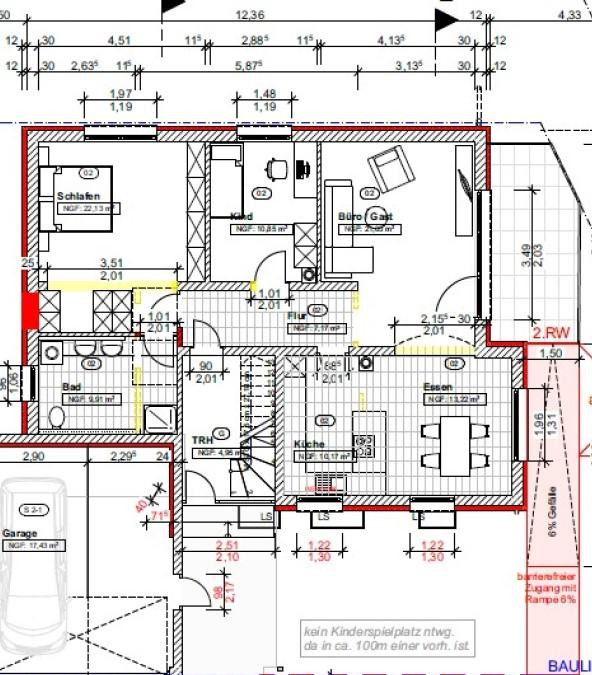 Energieeffiziente 3,5‑Zi‑Whg, EBK Photovoltaik, Wärmepumpe, Garten u barrierefreier Zugang – Rottenburg(Rottenburg am Neckar) – Vorschaubild 3