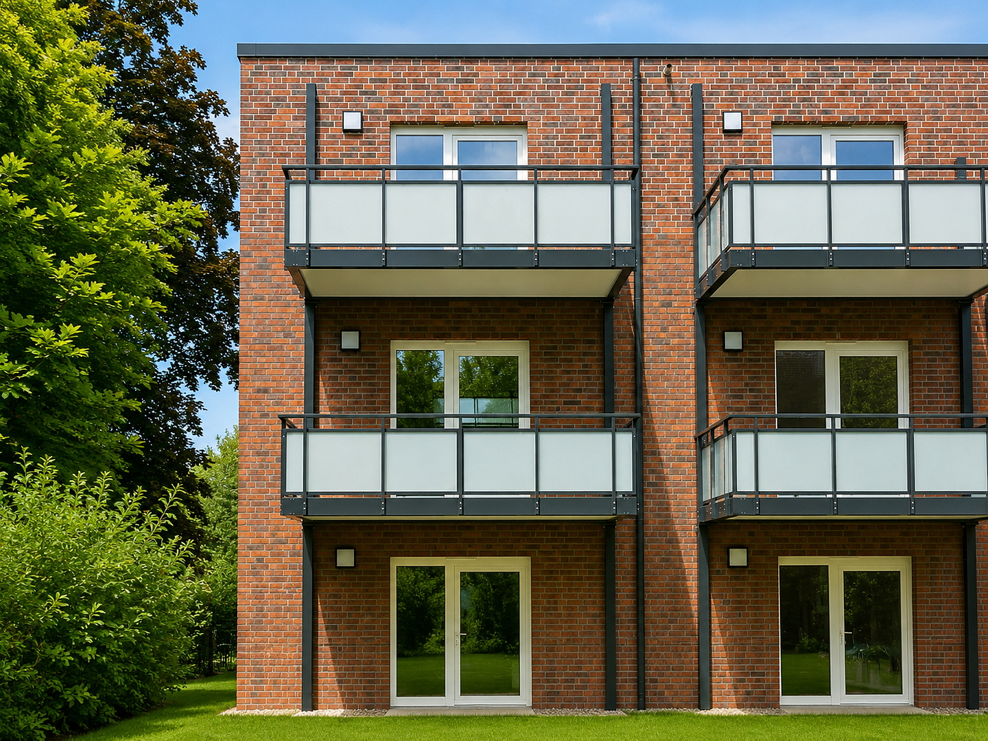 3-Zimmer-Neubauwohnung mit Balkon/Terrasse in Kappeln an der Schlei (WBS erforderlich!)