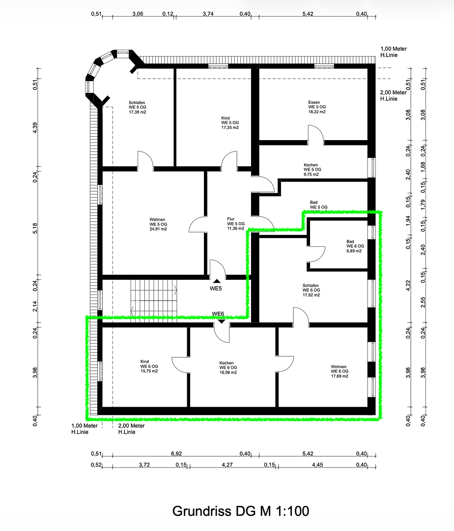 3-Zi-Whg, DG, Herne-City, zur Miete – Viktor-Reuter-Str. 53, 44623 Herne(Herne-Mitte) – Vorschaubild 15