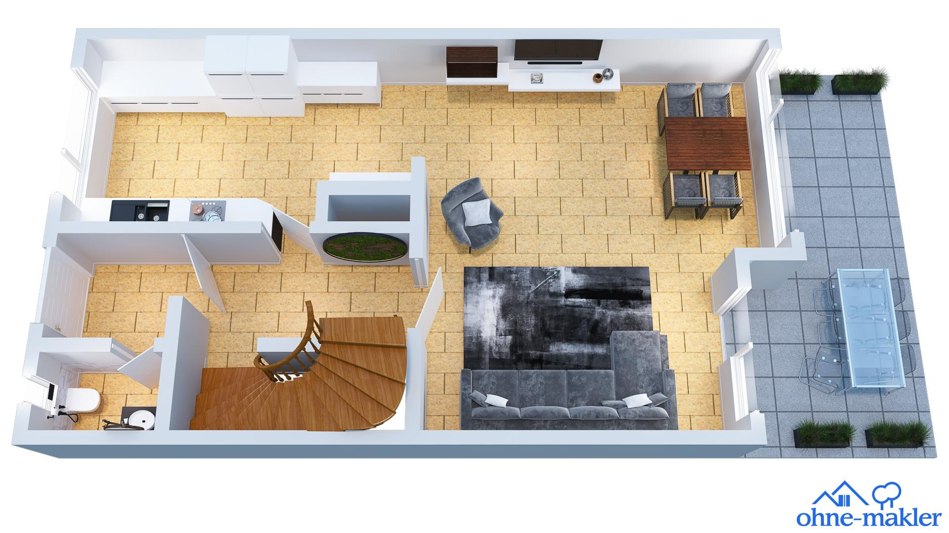 Charmantes Reihenhaus mit ausgebautem Dachboden und schönem Außenbereich - zzgl. Garage – Fohrenbühlerstraße 103, 71067 Sindelfingen – Vorschaubild 17