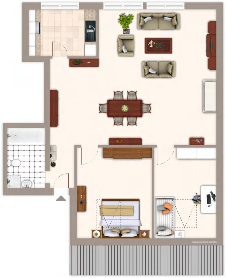3 Zimmer Eigentumswohnung im Herzen von Wolbeck – Münster(Wolbeck) – Vorschaubild 9